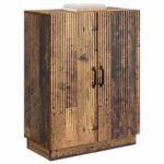 vidaXL Servírovacia skriňa Staré drevo 66 x 34,5 x 87 cm – Obrázok 3