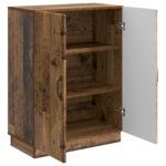 vidaXL Servírovacia skriňa Staré drevo 66 x 34,5 x 87 cm – Obrázok 5