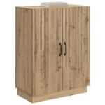 vidaXL Servírovacia skriňa Dub artisan 66 x 34,5 x 87 cm – Obrázok 3
