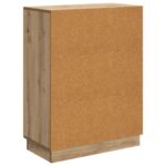 vidaXL Servírovacia skriňa Dub artisan 66 x 34,5 x 87 cm – Obrázok 8