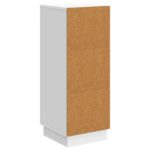 vidaXL Servírovacia skriňa Biela 33 x 34,5 x 87 cm Kompozitné drevo – Obrázok 8