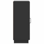 vidaXL Servírovacia skriňa Čierna 33 x 34,5 x 87 cm Kompozitné drevo – Obrázok 7