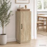 vidaXL Servírovacia skriňa Dub sonoma 33 x 34,5 x 87 cm – Obrázok 4