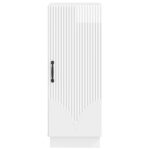 vidaXL Servírovacia skriňa Biela s vysokým leskom 33 x 34,5 x 87 cm – Obrázok 6