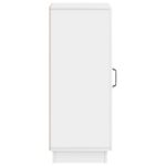 vidaXL Servírovacia skriňa Biela s vysokým leskom 33 x 34,5 x 87 cm – Obrázok 7