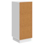 vidaXL Servírovacia skriňa Biela s vysokým leskom 33 x 34,5 x 87 cm – Obrázok 8