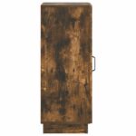 vidaXL Servírovacia skriňa Dymový dub 33 x 34,5 x 87 cm – Obrázok 7