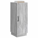 vidaXL Servírovacia skriňa Sivá sonoma 33 x 34,5 x 87 cm – Obrázok 3