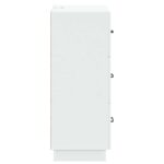 vidaXL Zásuvkový kabinet Biela 66 x 34,5 x 87 cm Kompozitné drevo – Obrázok 5