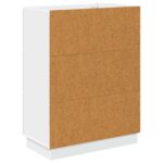 vidaXL Zásuvkový kabinet Biela 66 x 34,5 x 87 cm Kompozitné drevo – Obrázok 6
