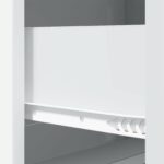 vidaXL Zásuvkový kabinet Biela 66 x 34,5 x 87 cm Kompozitné drevo – Obrázok 8