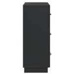 vidaXL Zásuvkový kabinet Čierna 66 x 34,5 x 87 cm Kompozitné drevo – Obrázok 5