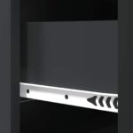vidaXL Zásuvkový kabinet Čierna 66 x 34,5 x 87 cm Kompozitné drevo – Obrázok 8