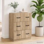 vidaXL Zásuvkový kabinet Dub sonoma 66 x 34,5 x 87 cm Kompozitné drevo – Obrázok 12