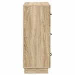 vidaXL Zásuvkový kabinet Dub sonoma 66 x 34,5 x 87 cm Kompozitné drevo – Obrázok 5