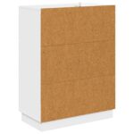 vidaXL Zásuvkový kabinet Biela s vysokým leskom 66 x 34,5 x 87 cm – Obrázok 6