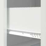 vidaXL Zásuvkový kabinet Biela s vysokým leskom 66 x 34,5 x 87 cm – Obrázok 8