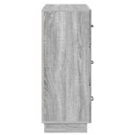 vidaXL Zásuvkový kabinet Sivá sonoma 66 x 34,5 x 87 cm – Obrázok 5