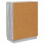 vidaXL Zásuvkový kabinet Sivá sonoma 66 x 34,5 x 87 cm – Obrázok 6