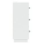 vidaXL Zásuvkový kabinet Biela 33 x 34,5 x 87 cm Kompozitné drevo – Obrázok 6
