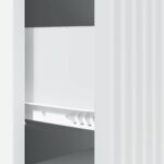 vidaXL Zásuvkový kabinet Biela 33 x 34,5 x 87 cm Kompozitné drevo – Obrázok 9