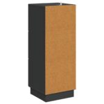 vidaXL Zásuvkový kabinet Čierna 33 x 34,5 x 87 cm Kompozitné drevo – Obrázok 6