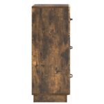 vidaXL Zásuvkový kabinet Dymový dub 33 x 34,5 x 87 cm Kompozitné drevo – Obrázok 5