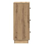 vidaXL Zásuvkový kabinet Dub artisan 33 x 34,5 x 87 cm – Obrázok 5