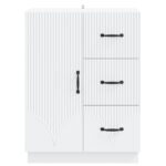 vidaXL Servírovacia skriňa Biela 66 x 34,5 x 87 cm Kompozitné drevo – Obrázok 6
