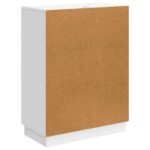 vidaXL Servírovacia skriňa Biela 66 x 34,5 x 87 cm Kompozitné drevo – Obrázok 8