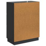 vidaXL Servírovacia skriňa Čierna 66 x 34,5 x 87 cm Kompozitné drevo – Obrázok 8