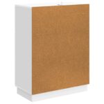 vidaXL Servírovacia skriňa Biela s vysokým leskom 66 x 34,5 x 87 cm – Obrázok 8