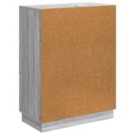 vidaXL Servírovacia skriňa so zásuvkou Sivá sonoma 66 x 34,5 x 87 cm – Obrázok 8