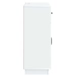 vidaXL Servírovacia skriňa Biela 66 x 34,5 x 87 cm Kompozitné drevo – Obrázok 7