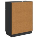 vidaXL Servírovacia skriňa Čierna 66 x 34,5 x 87 cm Kompozitné drevo – Obrázok 8