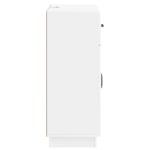 vidaXL Servírovacia skriňa Biela s vysokým leskom 66 x 34,5 x 87 cm – Obrázok 7