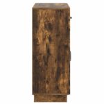 vidaXL Servírovacia skriňa so zásuvkou Dymový dub 66 x 34,5 x 87 cm – Obrázok 7