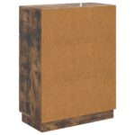 vidaXL Servírovacia skriňa so zásuvkou Dymový dub 66 x 34,5 x 87 cm – Obrázok 8