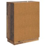 vidaXL Servírovacia skriňa so zásuvkou Staré drevo 66 x 34,5 x 87 cm – Obrázok 8
