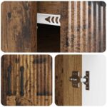 vidaXL Servírovacia skriňa so zásuvkou Staré drevo 66 x 34,5 x 87 cm – Obrázok 9