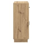 vidaXL Servírovacia skriňa so zásuvkou Dub artisan 66 x 34,5 x 87 cm – Obrázok 7