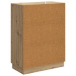 vidaXL Servírovacia skriňa so zásuvkou Dub artisan 66 x 34,5 x 87 cm – Obrázok 8