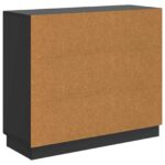 vidaXL Servírovacia skriňa Čierna 89 x 34,5 x 77 cm Kompozitné drevo – Obrázok 8