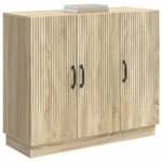 vidaXL Servírovacia skriňa Dub sonoma 89 x 34,5 x 77 cm – Obrázok 3