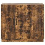 vidaXL Servírovacia skriňa Dymový dub 89 x 34,5 x 77 cm – Obrázok 6