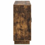 vidaXL Servírovacia skriňa Dymový dub 89 x 34,5 x 77 cm – Obrázok 7