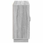 vidaXL Servírovacia skriňa Sivá sonoma 89 x 34,5 x 77 cm – Obrázok 7