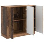 vidaXL Servírovacia skriňa Staré drevo 89 x 34,5 x 77 cm – Obrázok 5