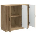 vidaXL Servírovacia skriňa Dub artisan 89 x 34,5 x 77 cm – Obrázok 5