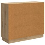 vidaXL Servírovacia skriňa Dub artisan 89 x 34,5 x 77 cm – Obrázok 8